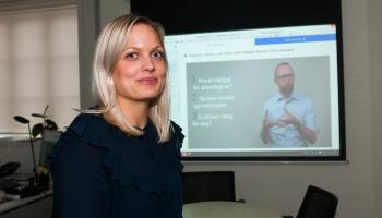 Bilde av Gitte Hovin, leder i Karrieresenter Østfold
