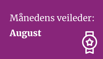 Månedens veileder august