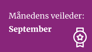 Månedens veileder september