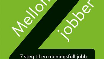 Grønt forsidecover til boka Mellom to jobber