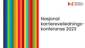 Bilde av striper i fargene til bærekraftsmålene.