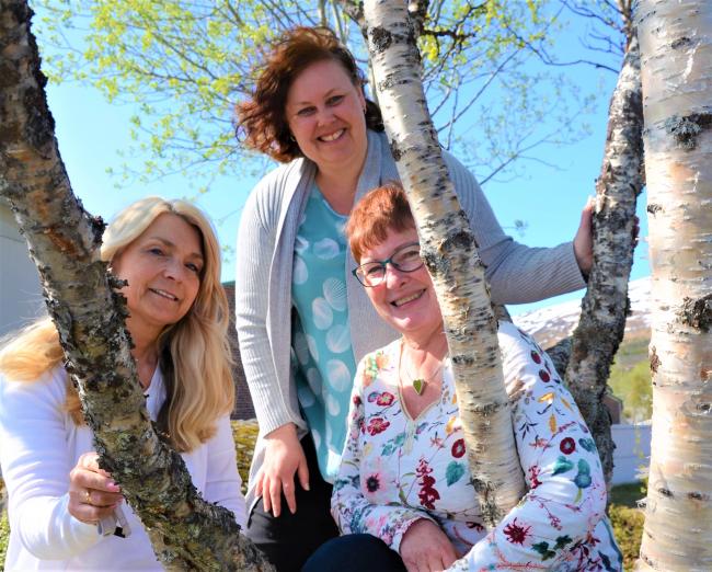 Siv Malmo, Wenche Johansen og Trude Kjøndahl Jorun Edvardsen, Wenche Johansen og Trude Kjøndahl