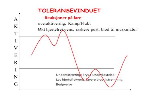 Illustrasjon av Toleransevinduet Illustrasjon av Toleransevinduet
