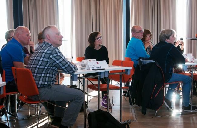 Deltakere under konferansen i Kautokeino. Deltakere under konferansen om karriereveiledning i samiske språkområder i Kautokeino.