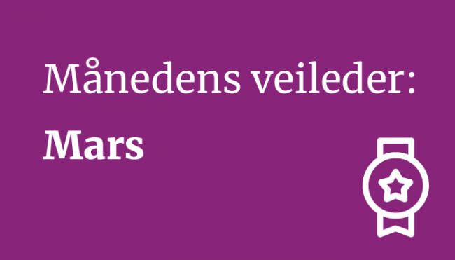 Månedens veileder mars