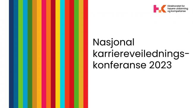 Bilde av striper i fargene til bærekraftsmålene.
