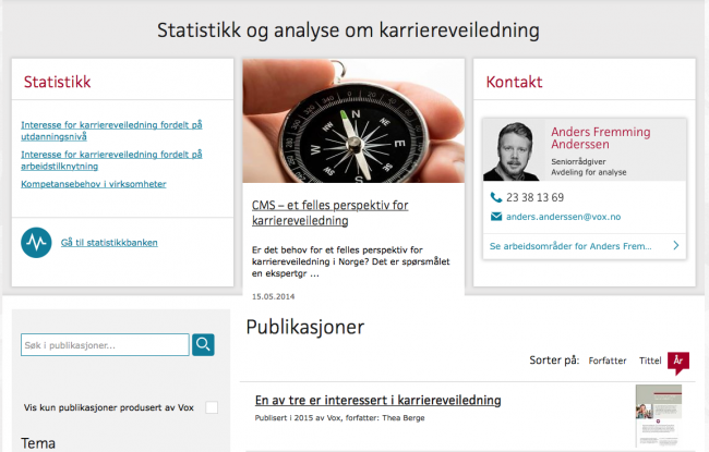 Skjermbilde fra Vox