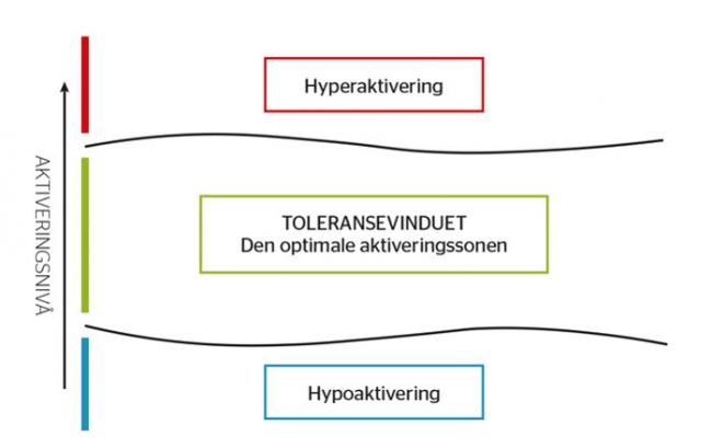 Modell av toleransevinduet Modell av toleransevinduet