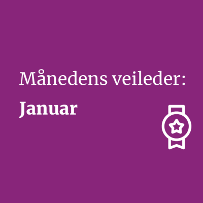 Logo månedens veileder. 