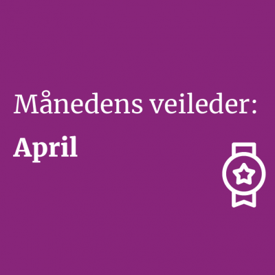 Logo månedens veileder. 